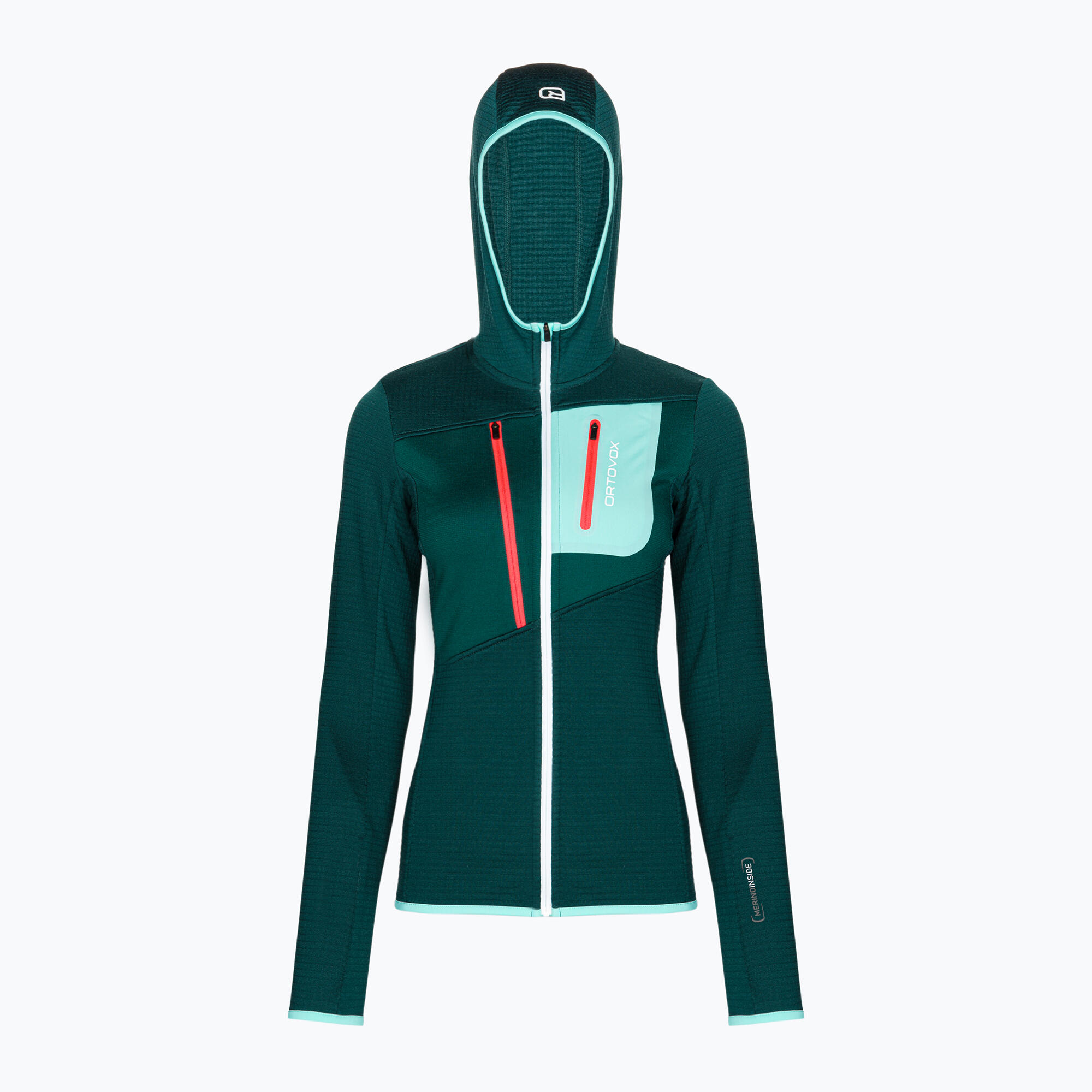 Bluza trekkingowa damska ORTOVOX Fleece Grid Hoody