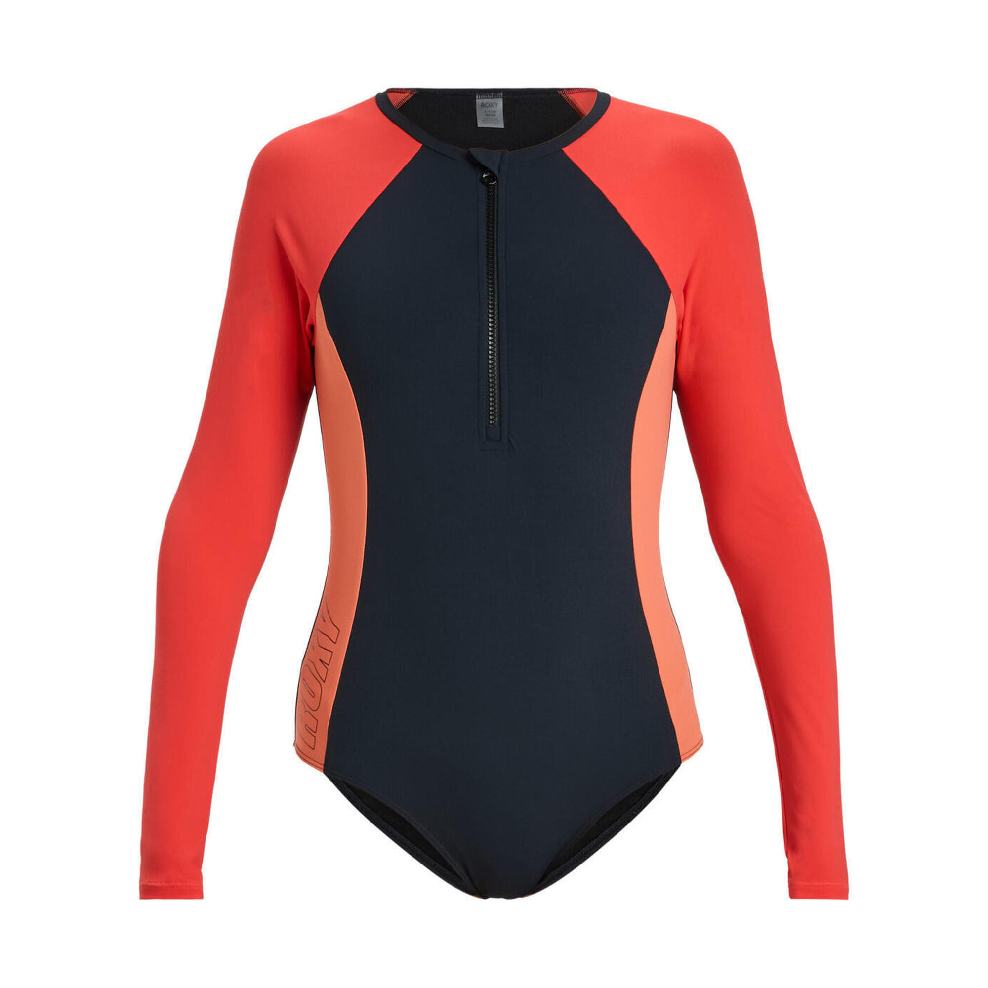 Strój kąpielowy z długim rękawem dla Kobiety ROXY ACTIVE Czarny