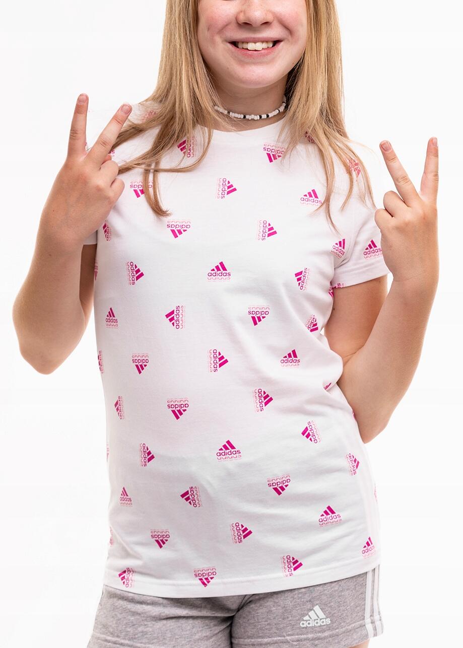 Dziecięca koszulka adidas Brand Love Print Cotton Tee