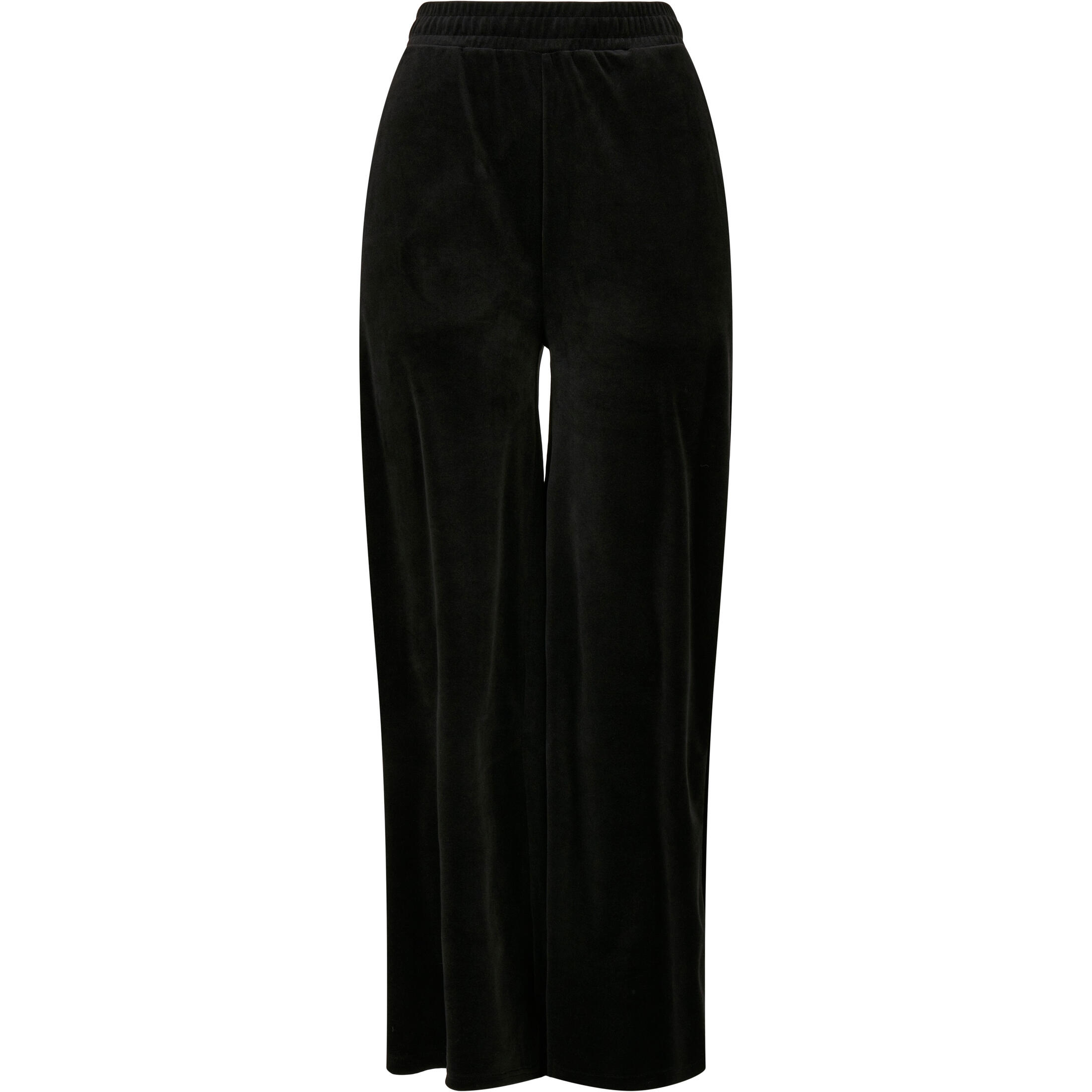 Spodnie damskie Urban Classics wysoka talia straight velvet