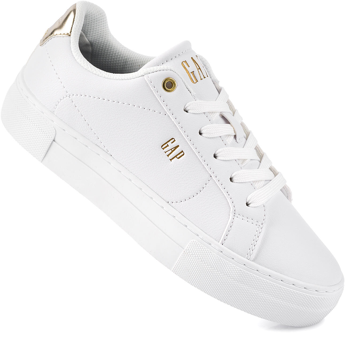 Damskie buty sneakersy sportowe ekoskóra białe GAP PORTLAND