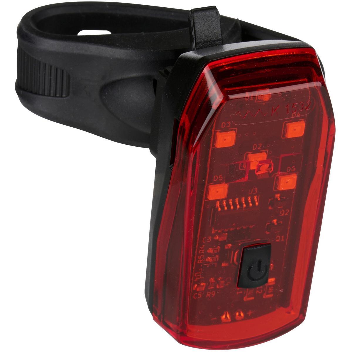 Lmapka rowerowa Dunlop na tył 5 LED na tył z funkcją stop