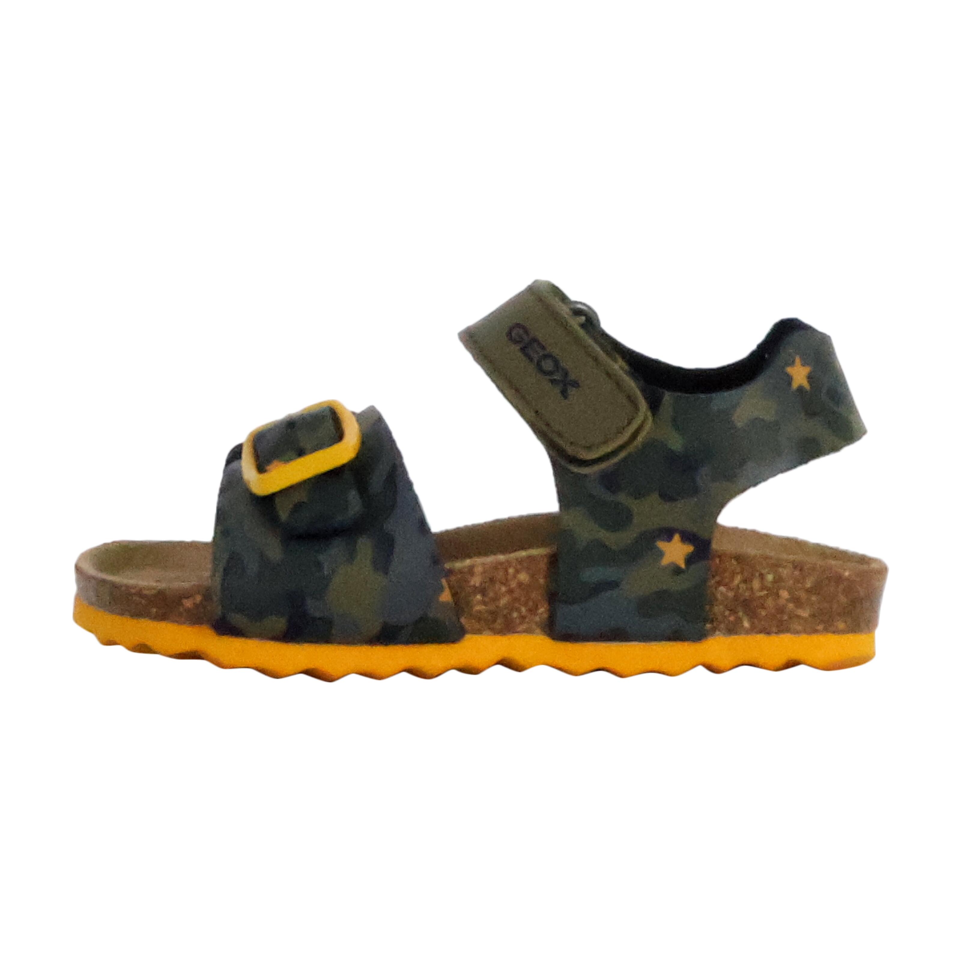 Sandały GEOX B SANDAL CHALKI BOY Zielony