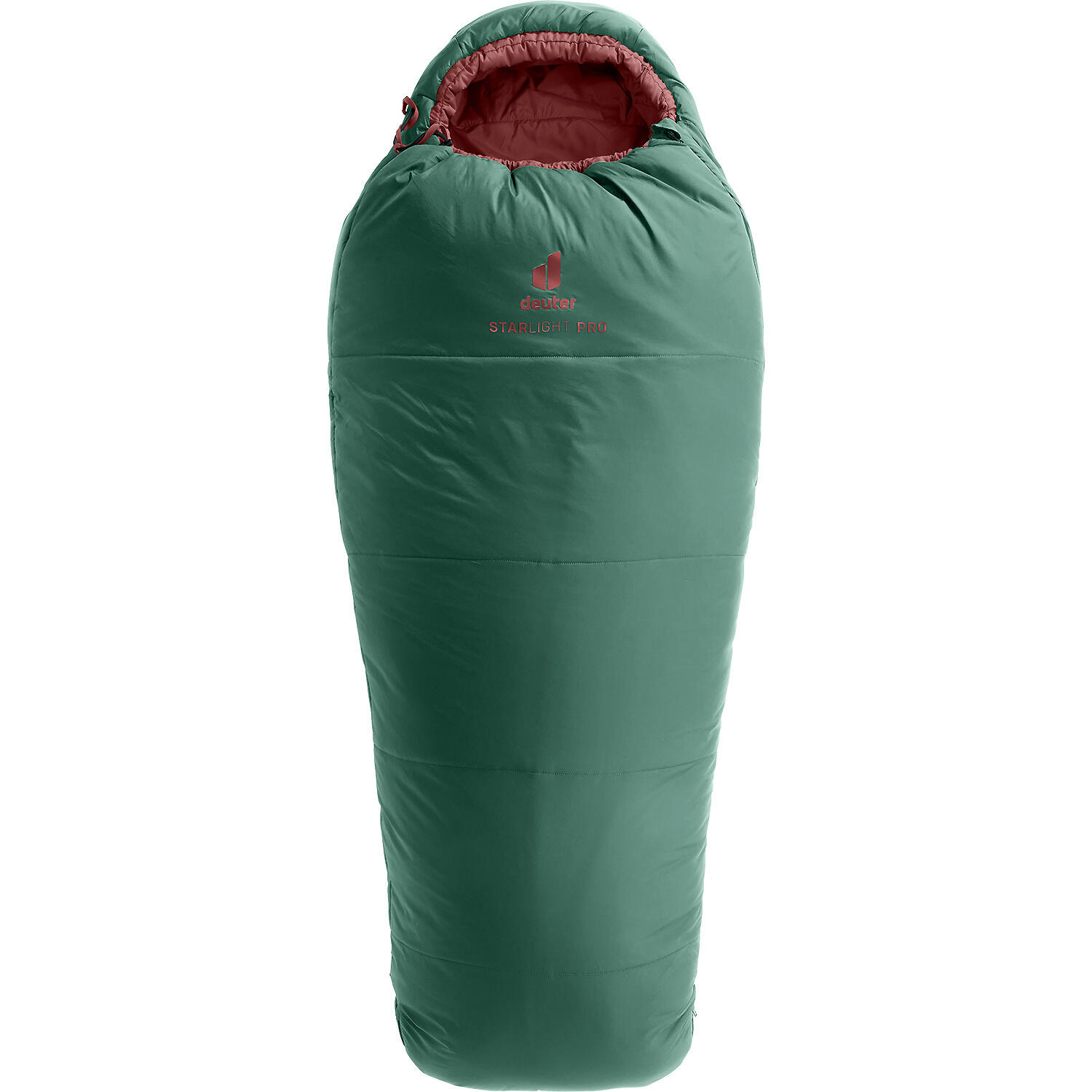 Śpiwór dziecięcy Deuter Stralight Pro (130–170 cm) - seagreen/redwood