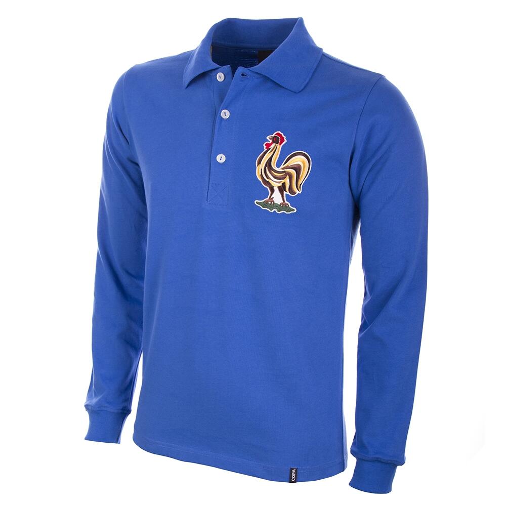Francja 1950 - Retro koszulka piłkarska - Niebieska – COPA Football