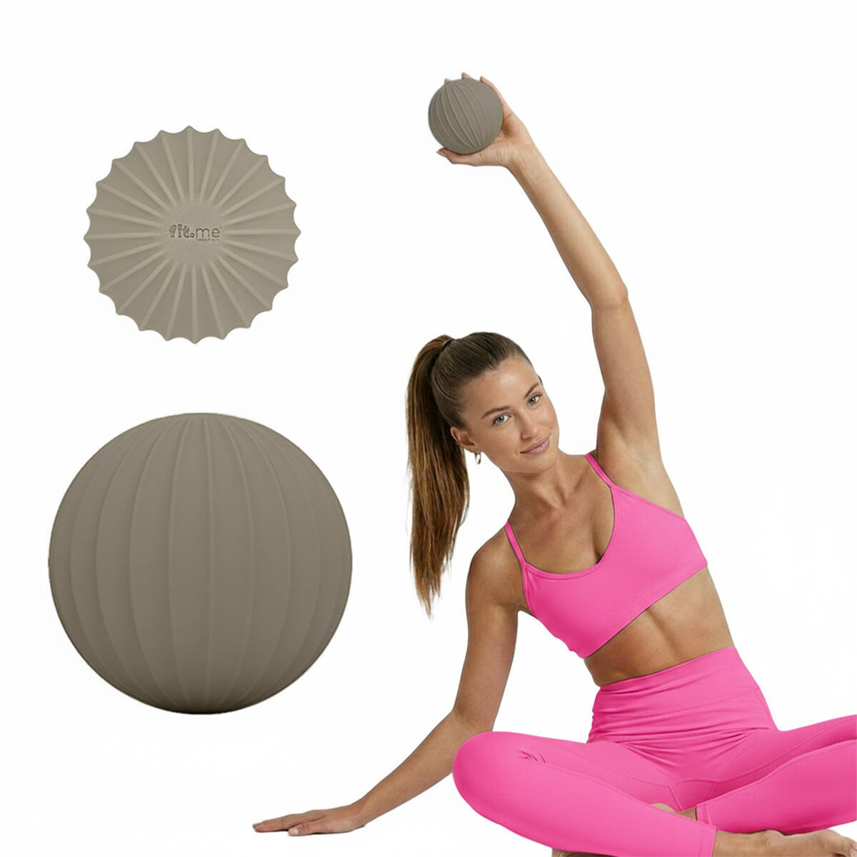 PIŁKA OBCIĄŻENIOWA SILIKONOWA DO ĆWICZEŃ FITNESS REHABILITACJI 1.5 KG