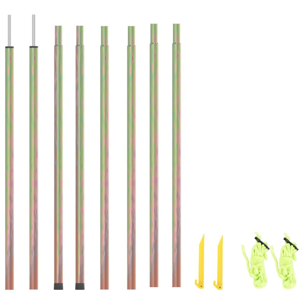 VidaXL Słupy markizowe 2 szt 200 cm stal ocynkowana