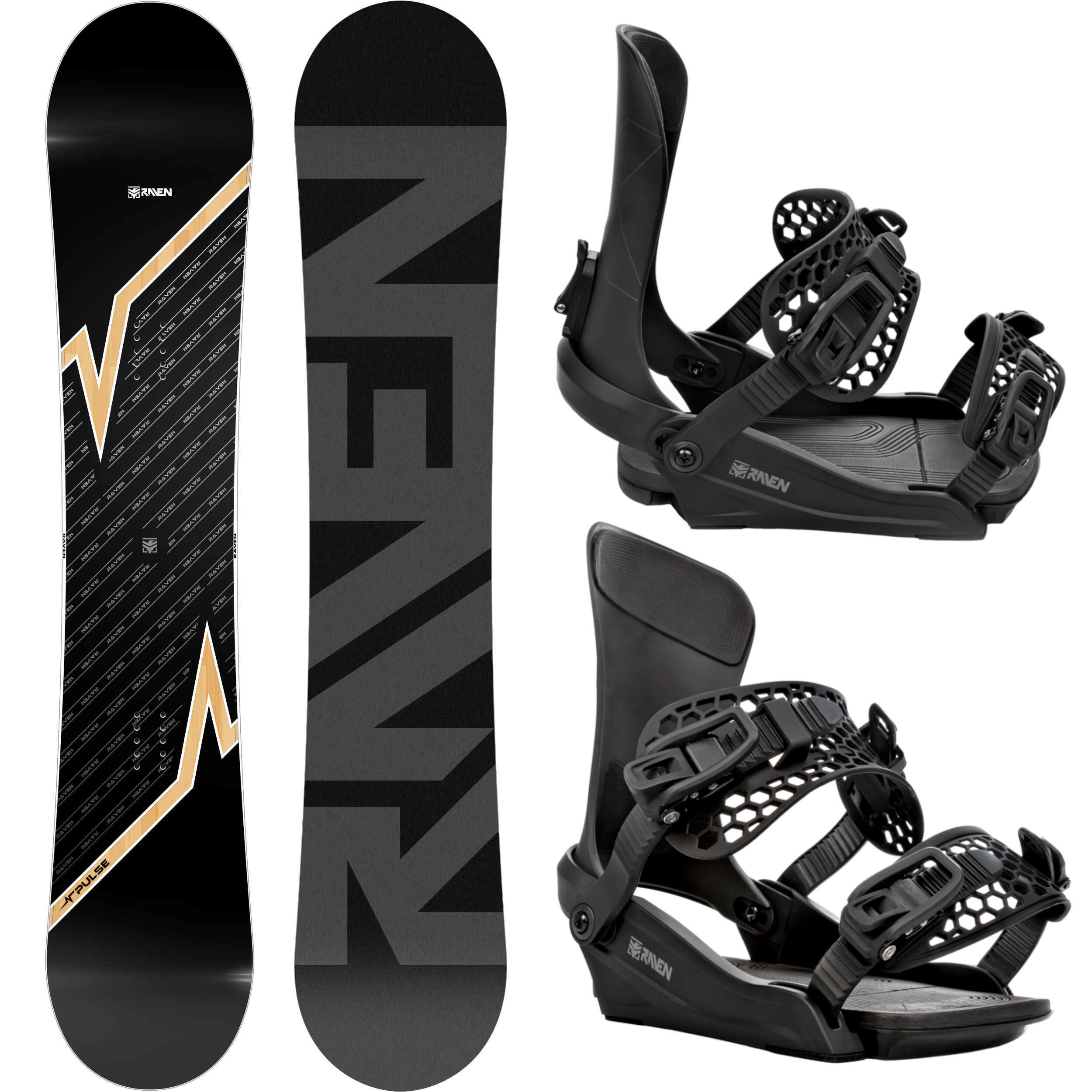 Zestaw Deska snowboardowa Raven Pulse + Wiązania Raven King