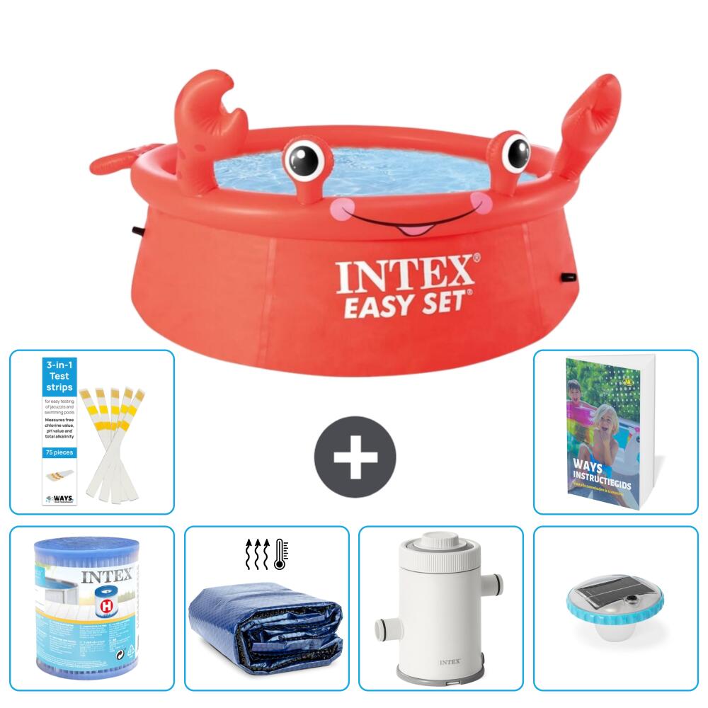 INTEX Basen Easy Set Okrągły - Krab - 183x51 cm - 7-częściowy S101