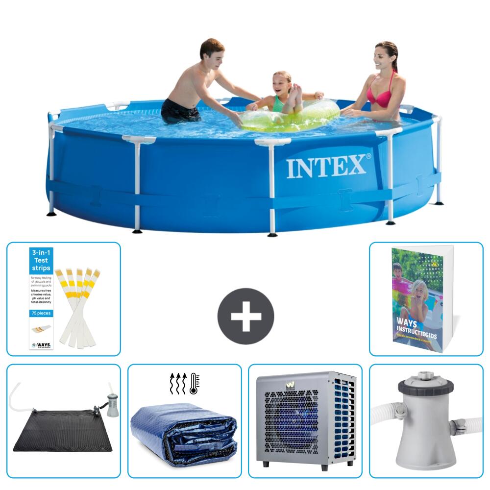 INTEX Basen ze stelażem Okrągły - 305x76 cm - 7-częściowy S42