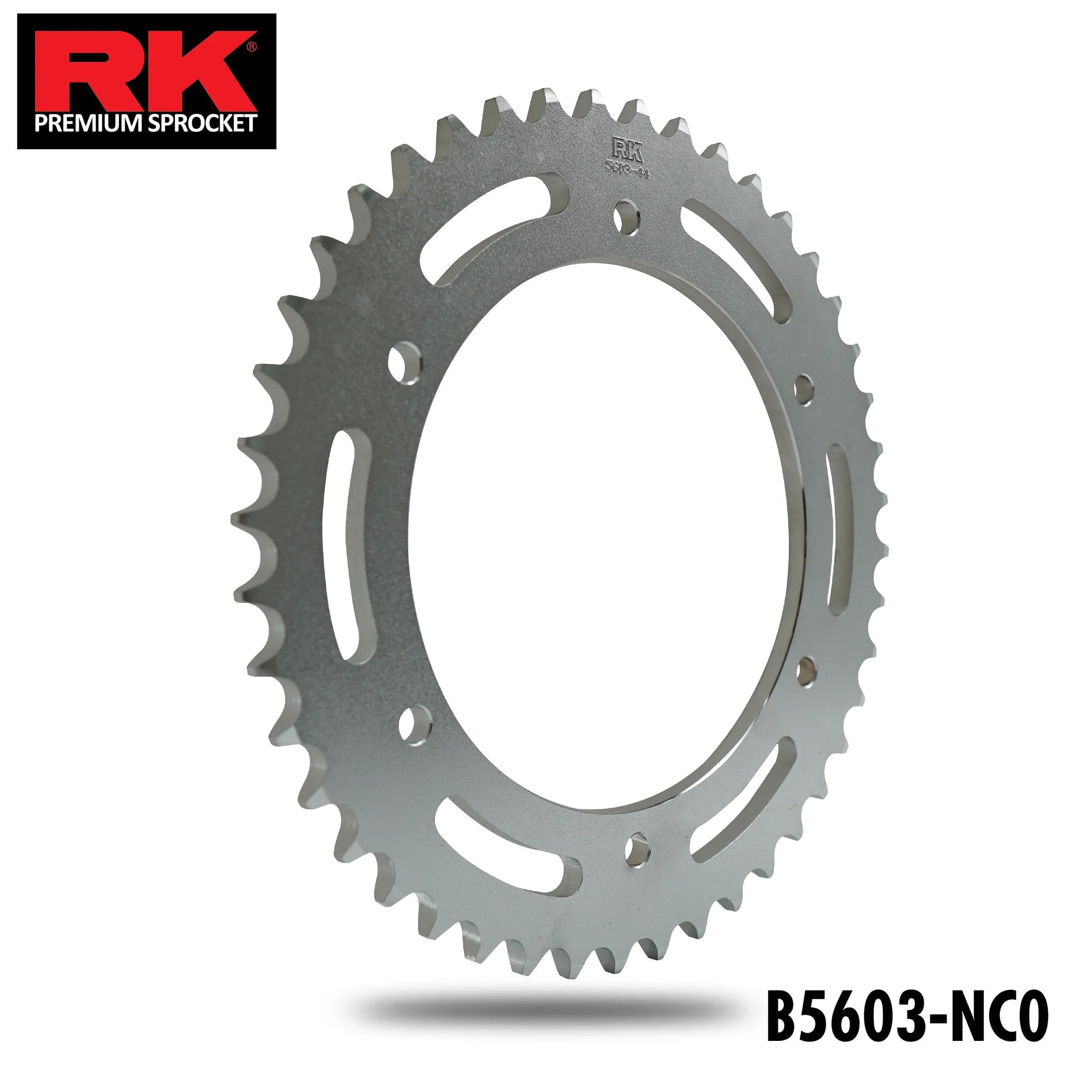 Koło łańcuchowe RK 525, 44 zęby, stal srebrne