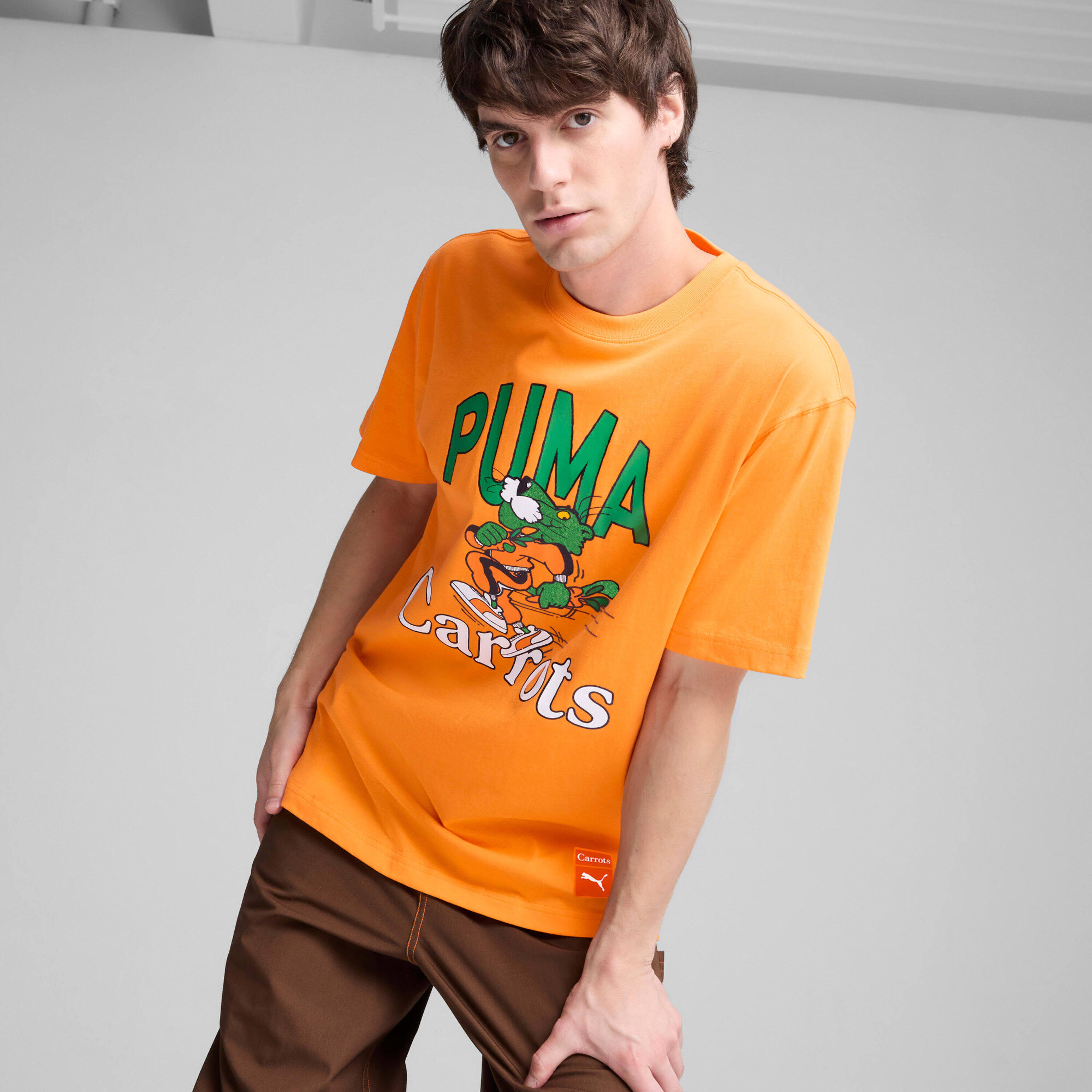 T-shirt z nadrukiem Puma x Carrots
