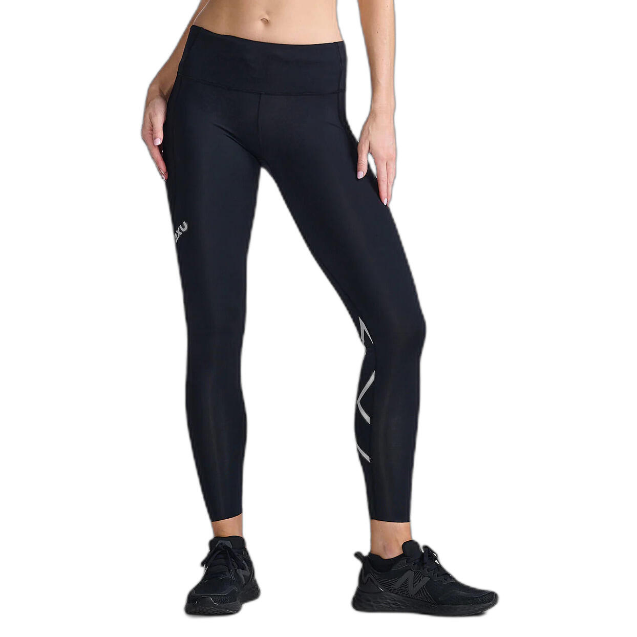 Legginsy kompresyjne średni wysoki stan damskie 2XU Aero