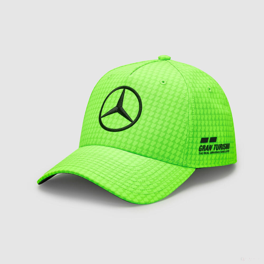 Czapka Dziecięca Neonowa Zielona Mercedes F1 LH