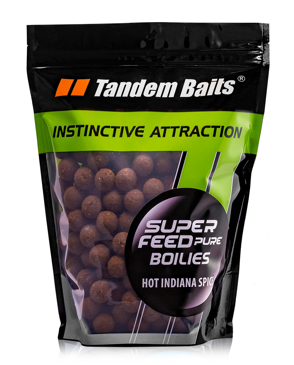Kulki proteinowe SuperFeed Pure 18mm/1 kg Pure Hot Indiana Spice x 3 szt