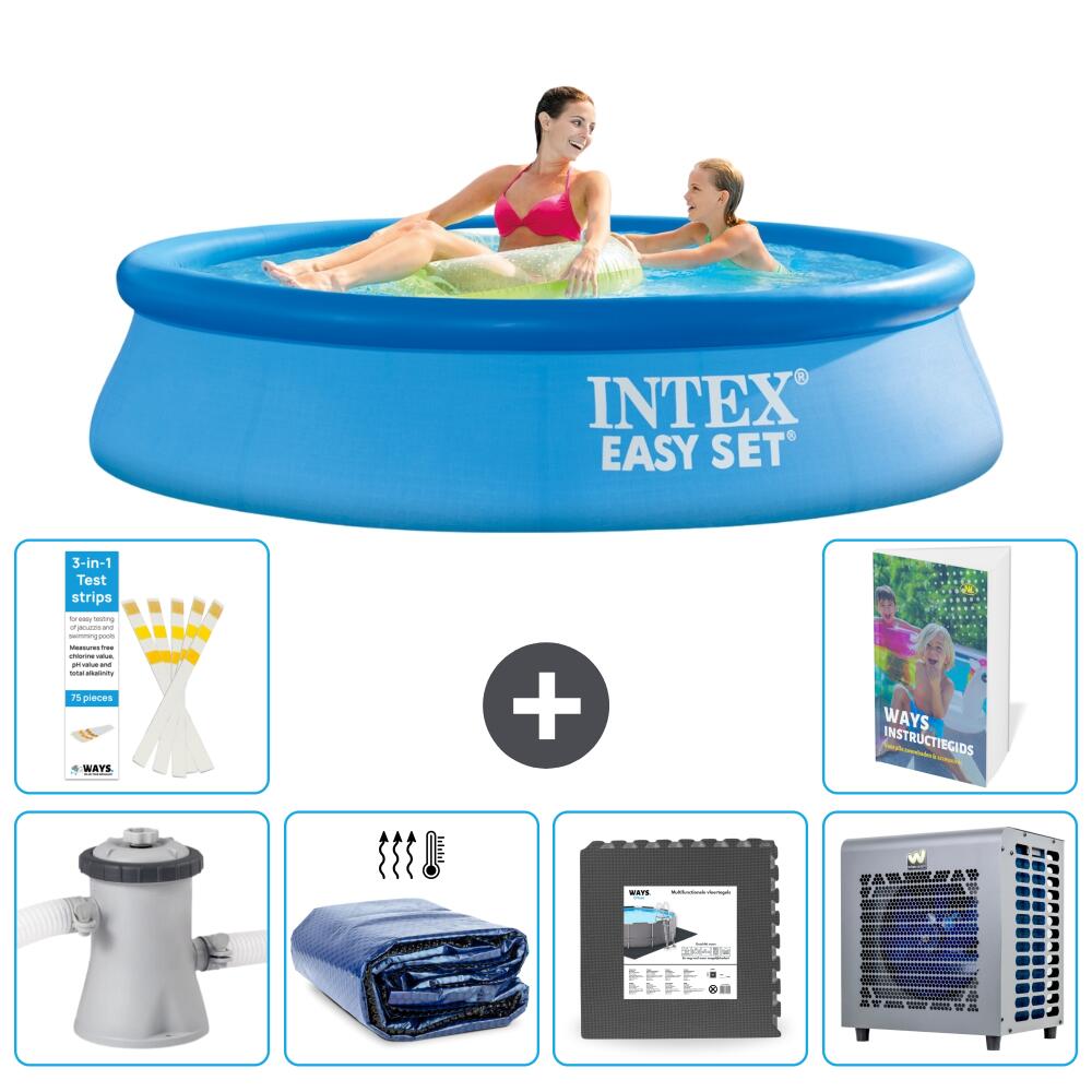 INTEX Basen Easy Set Okrągły - 244x61 cm - 7-częściowy S190