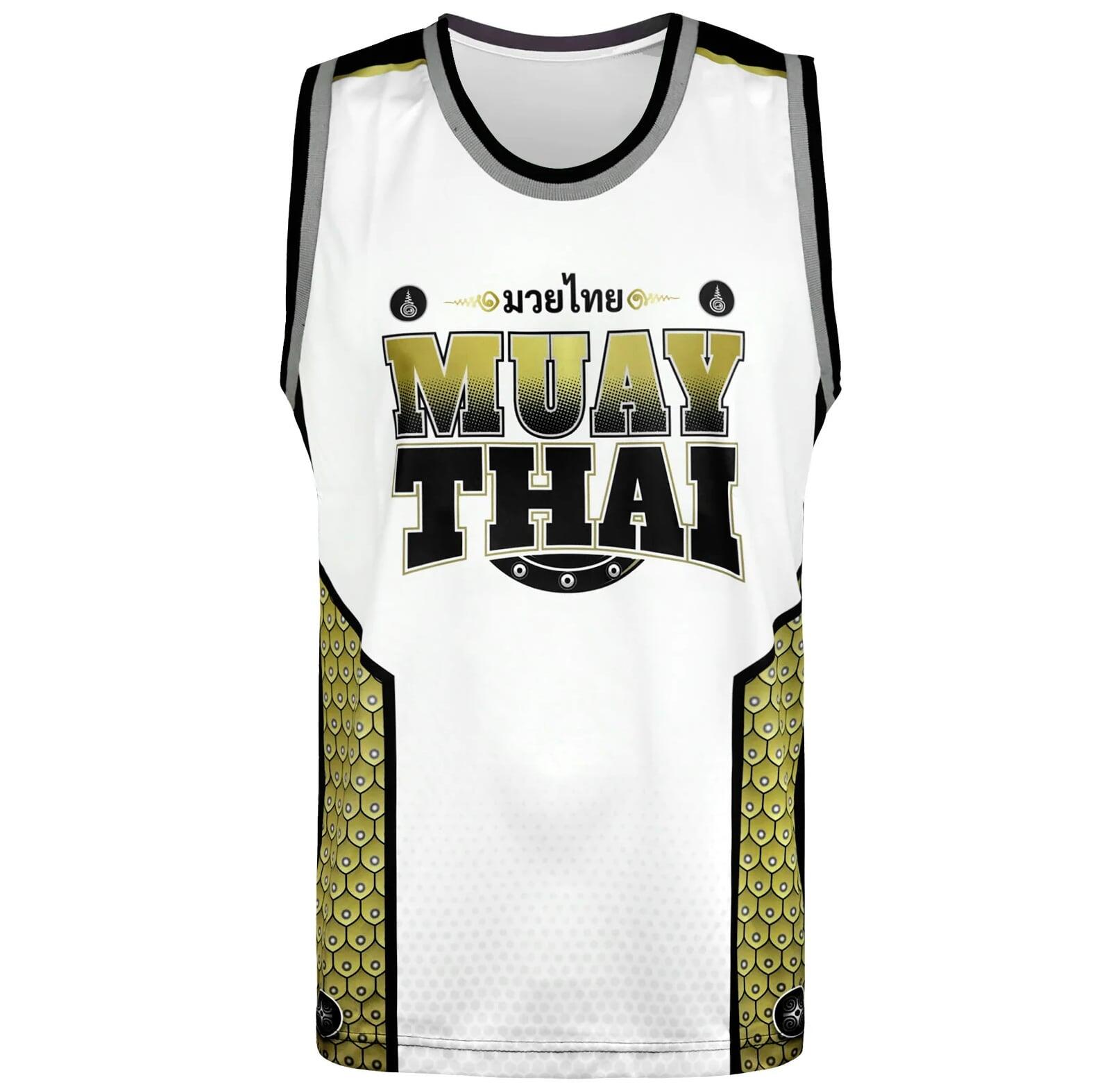 Tank Top TUFF Golden Gladiator In White