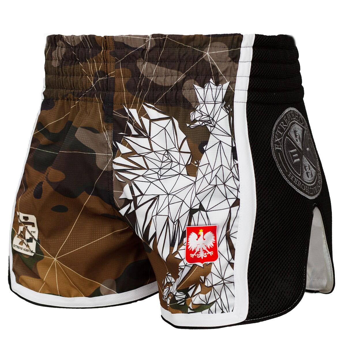 Spodenki Muay Thai męskie Extreme Hobby POLSKA CAMO