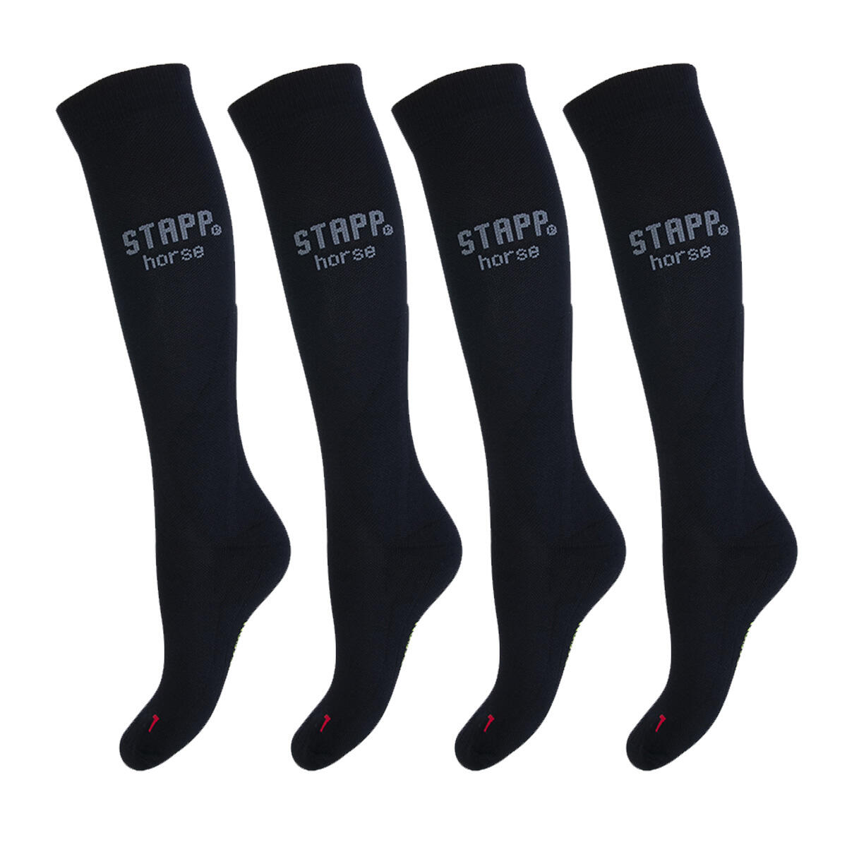 Skarpety jeździeckie STAPP Compression Czarny/Szary