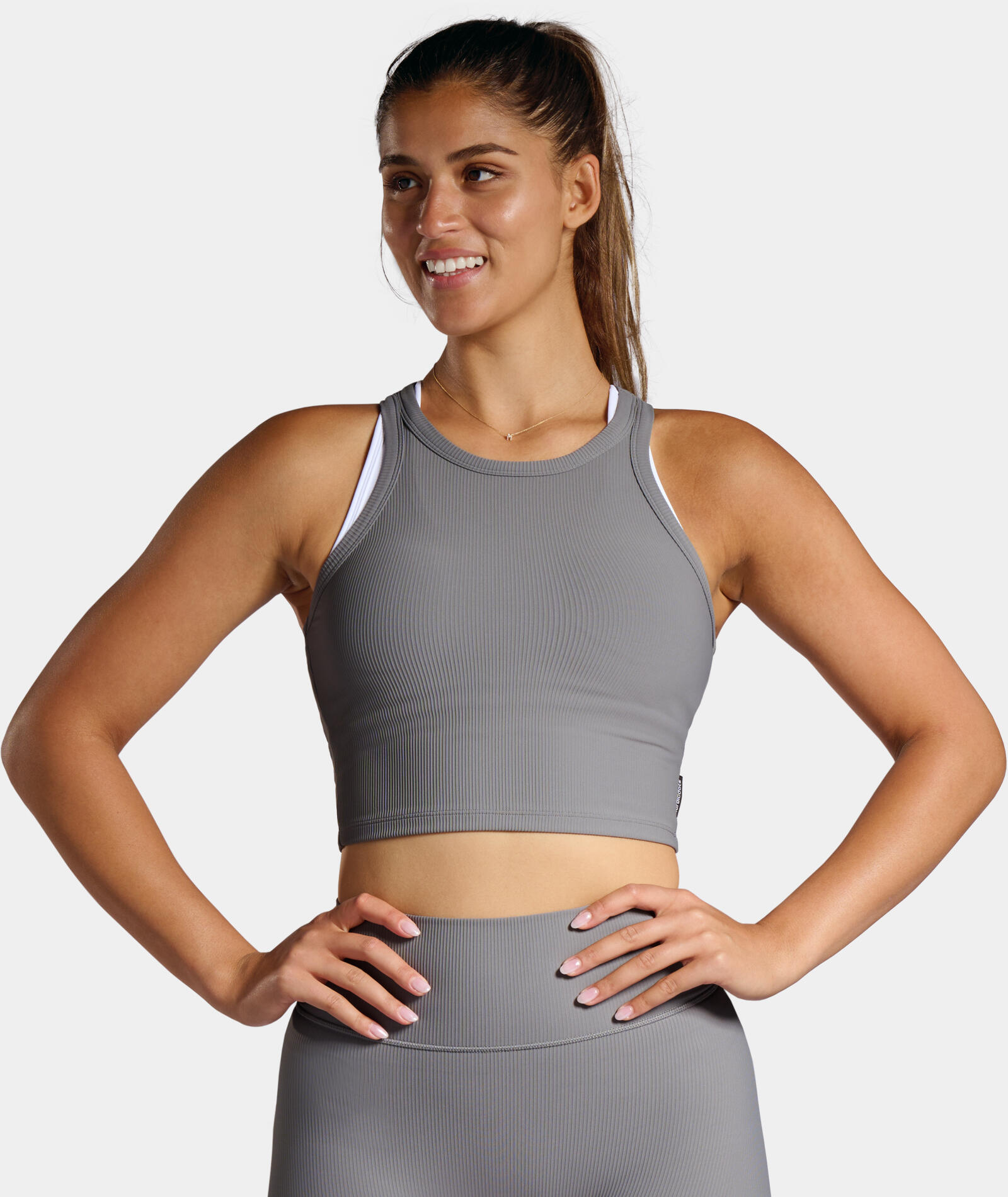 Rib Tank-Top sportowy damski