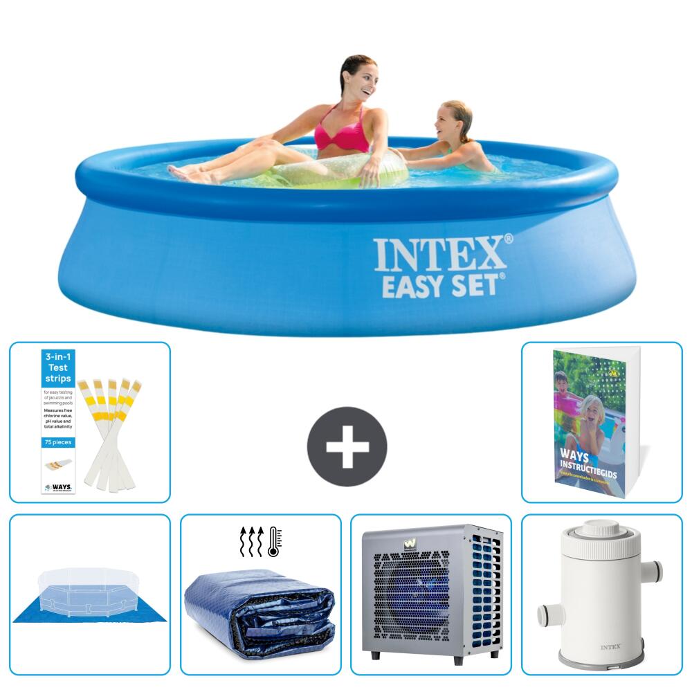 INTEX Basen Easy Set Okrągły - 244x61 cm - 7-częściowy S104