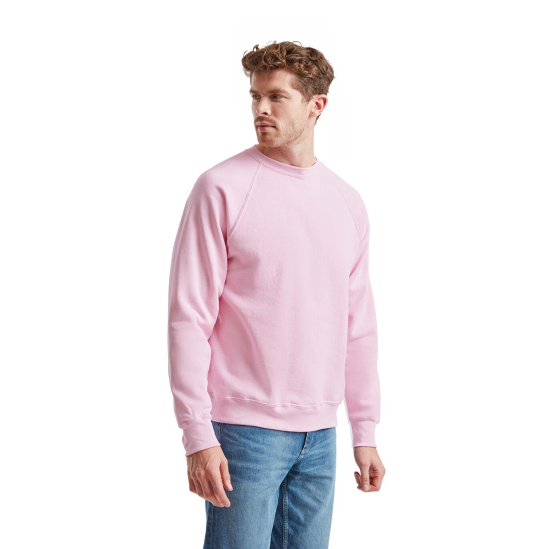 Bluza Fruit Of The Loom Classic Raglan Adult Rosa Claro