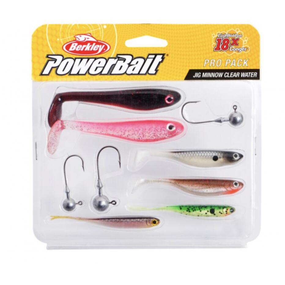 Zestaw przynęt gumowych Jig Minnow 7,5 cm – 6 + 3 szt.
