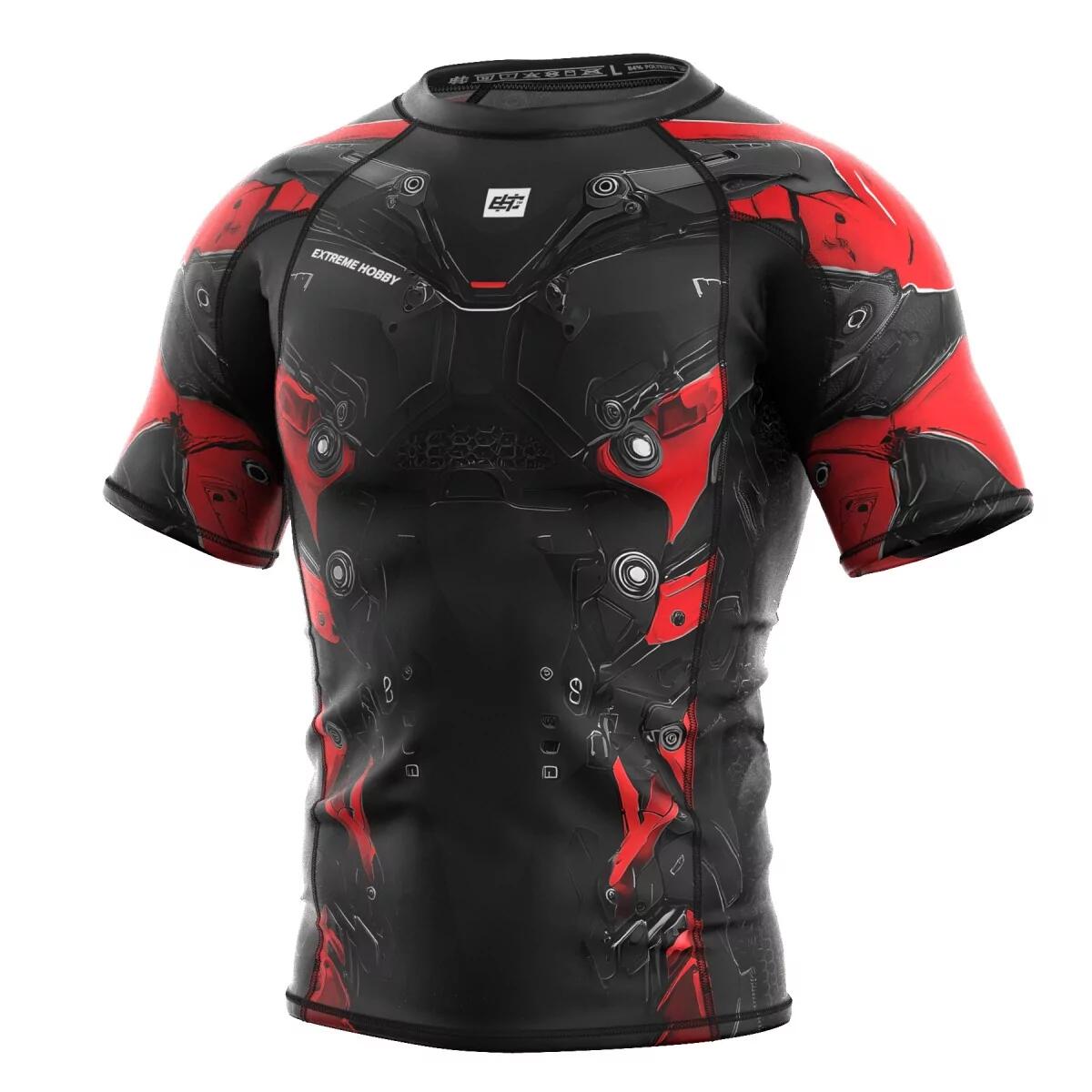 Koszulka Męska Rashguard MMA na Siłownię EXTREME HOBBY IRON FORCE