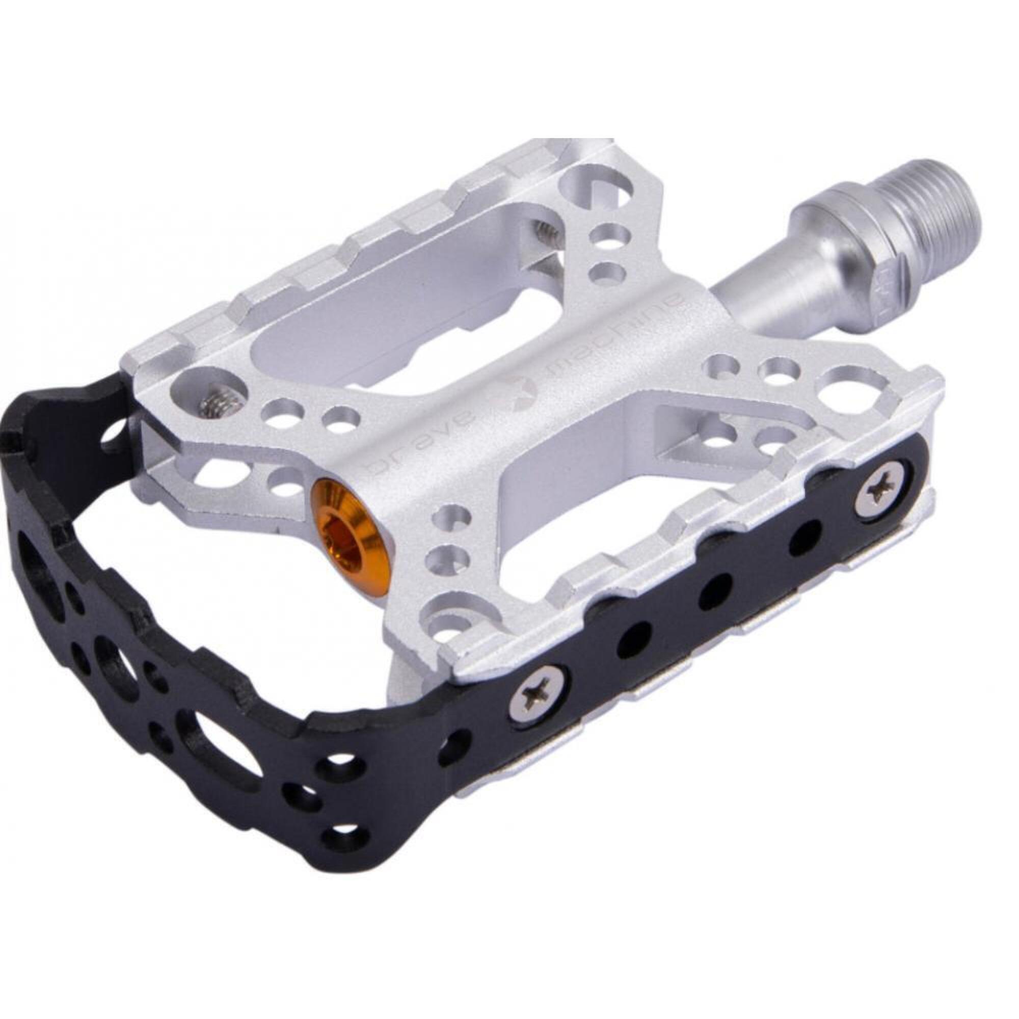 Pedał platformowy BRAVE Mod. 19 srebrny