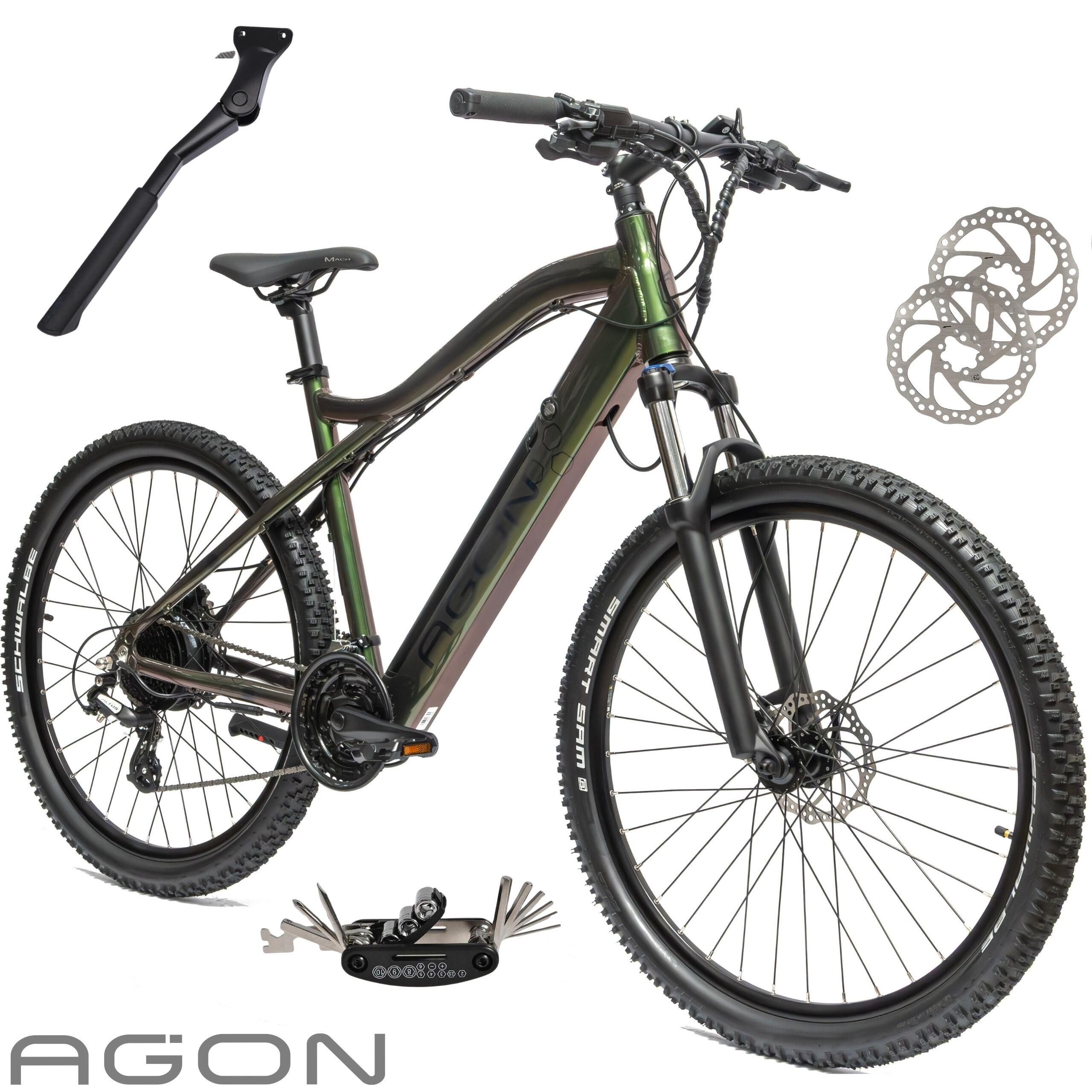 Rower Elektryczny Górski 27 5 Hydraulika MTB Altus Amortyzator 14Ah Shimano