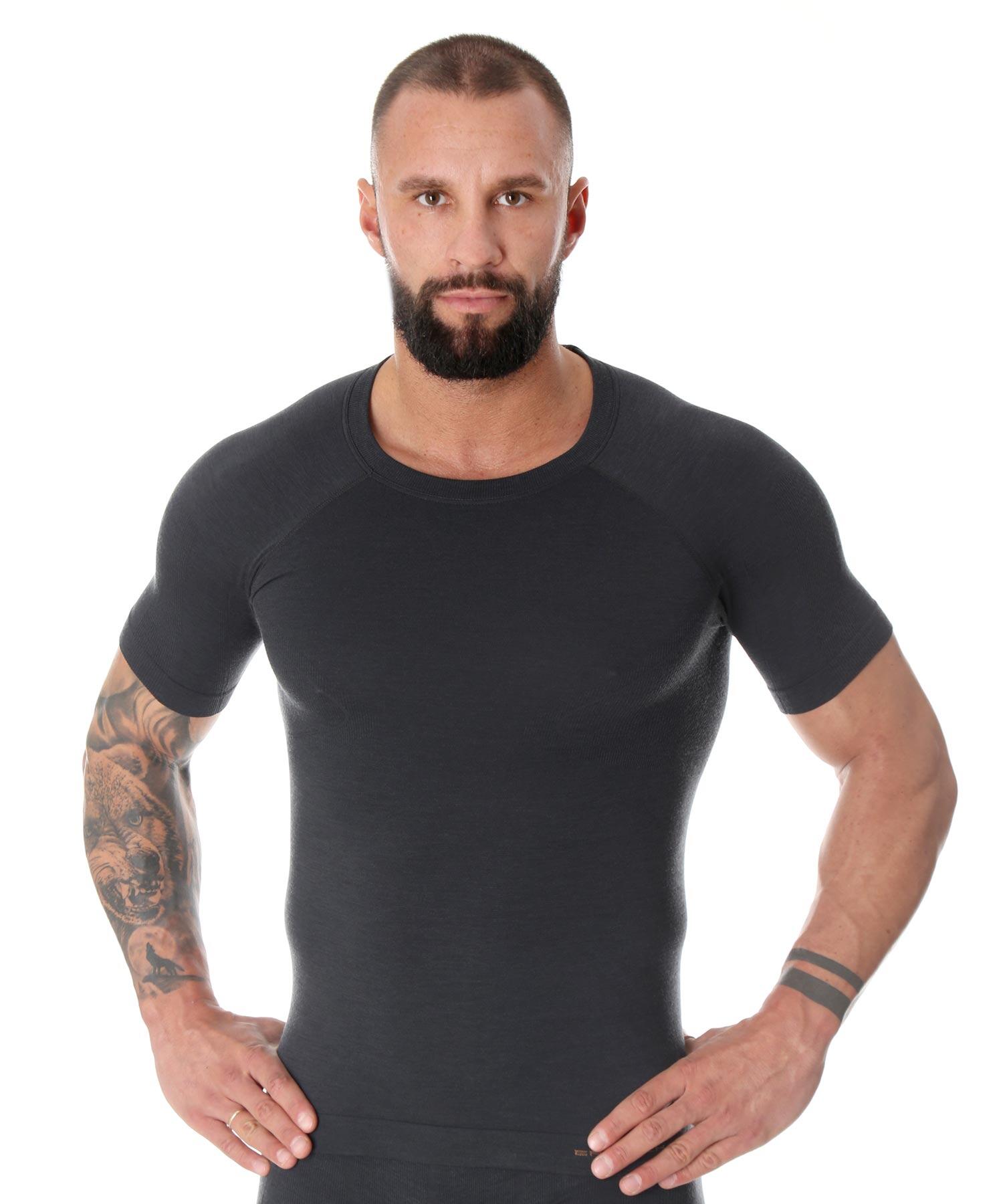 Koszulka męska Brubeck Active Wool Ss11710
