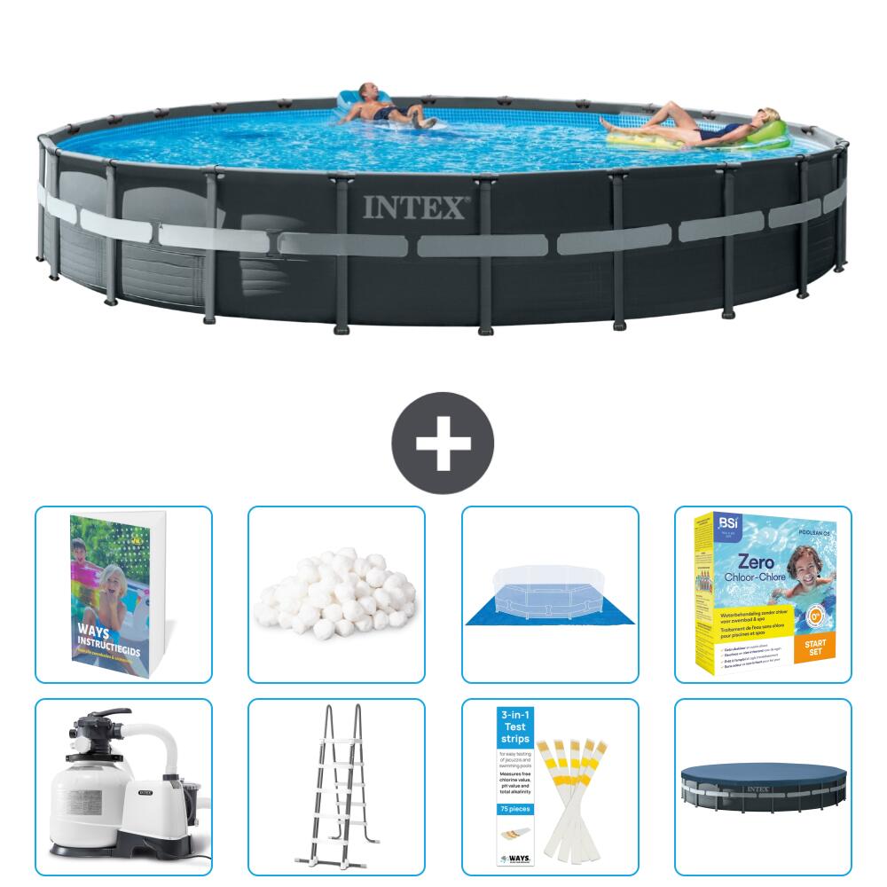 INTEX Basen Ultra XTR Okrągły - 732x132 cm - 9-częściowy S597