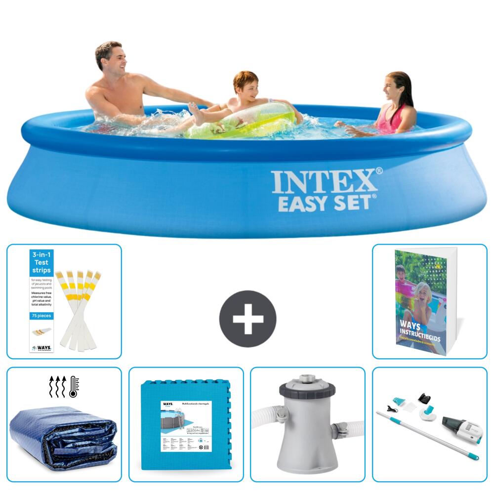 INTEX Basen Easy Set Okrągły - 305x61 cm - 7-częściowy S145