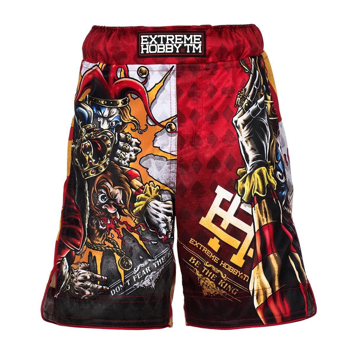 Spodenki do Grapplingu MMA BJJ K1 dziecięce EXTREME HOBBY KILLER CARDS 2