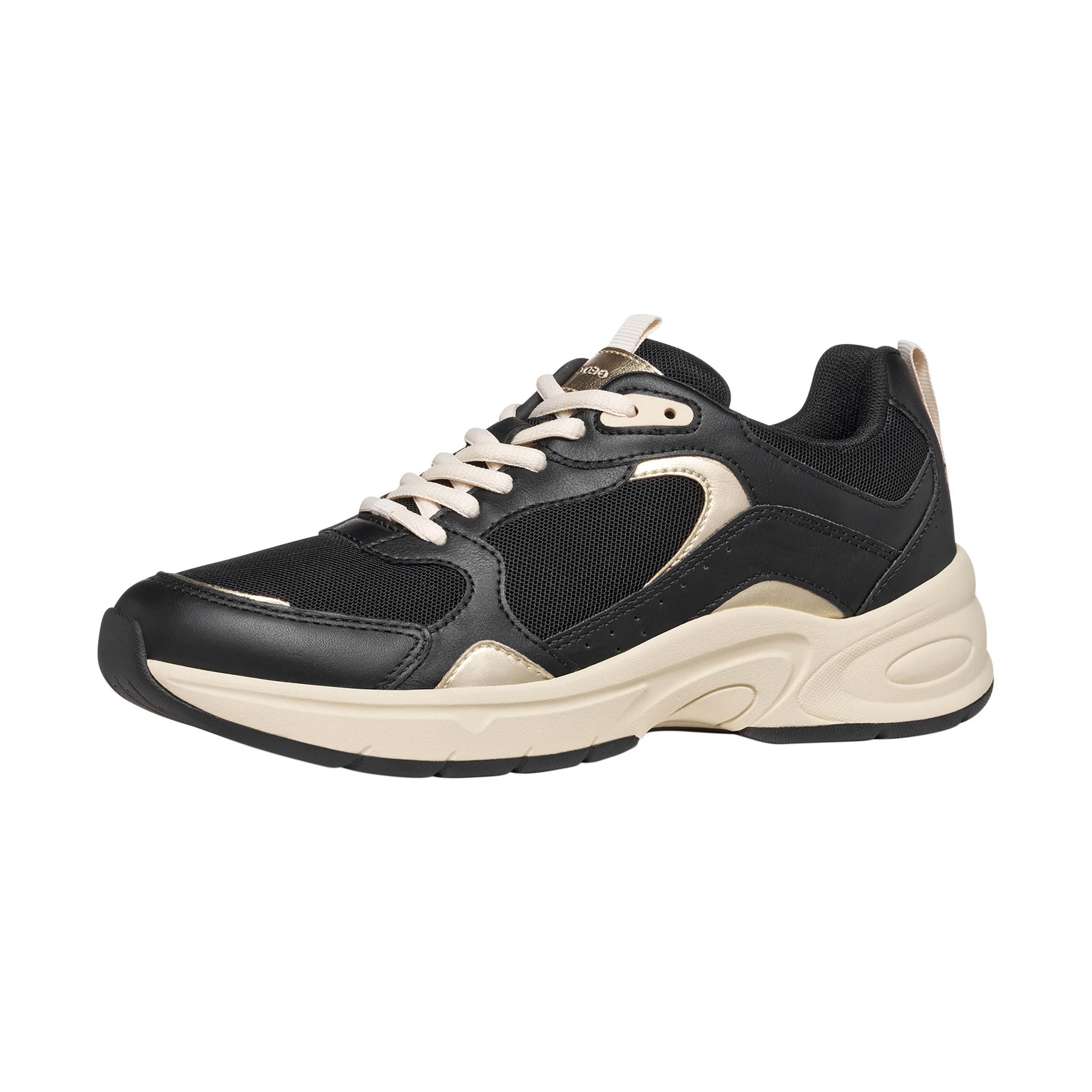 Baskets Femme Baskets Geox D ZARVIA Noir Noir Geox