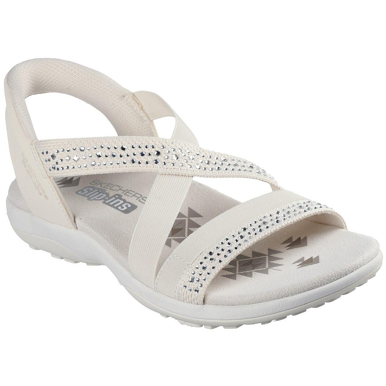 Sandały damskie Skechers Reggae Slim Summer Sparkle