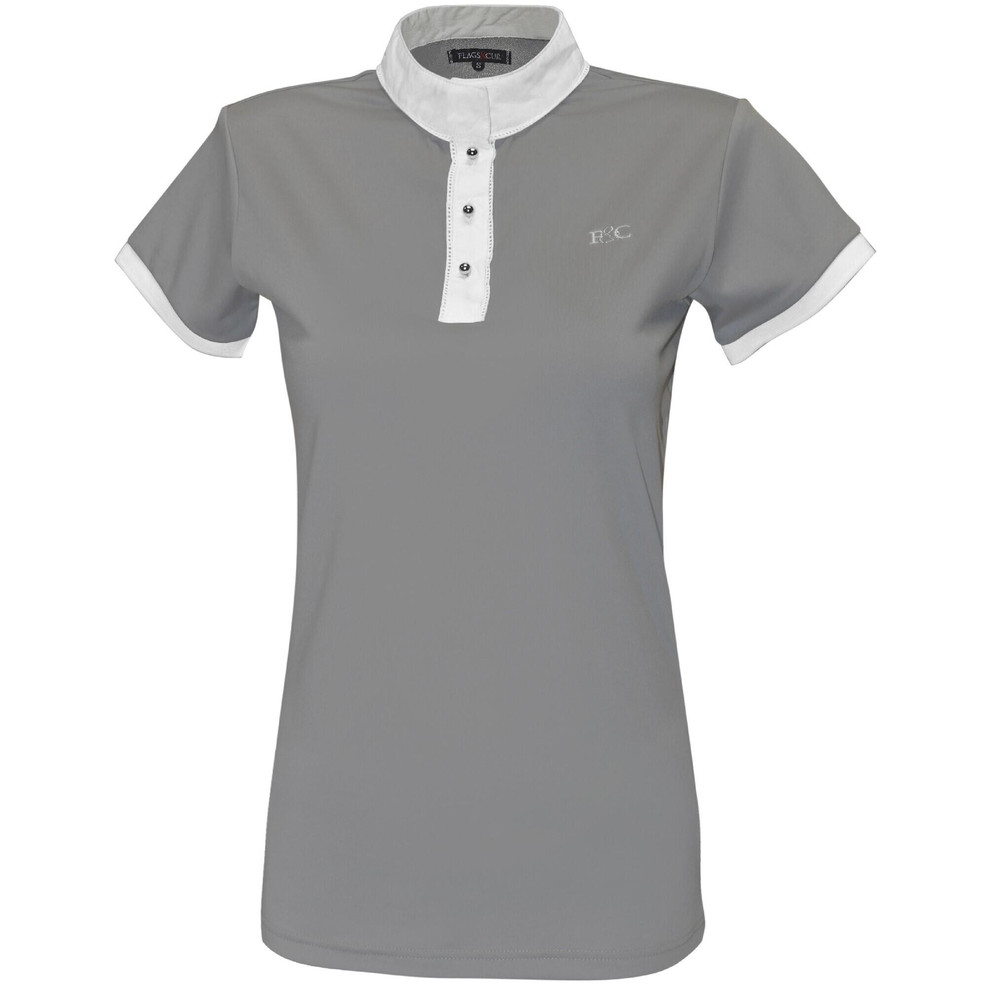 Damska jeździecka koszulka polo Flags&Cup Candiba