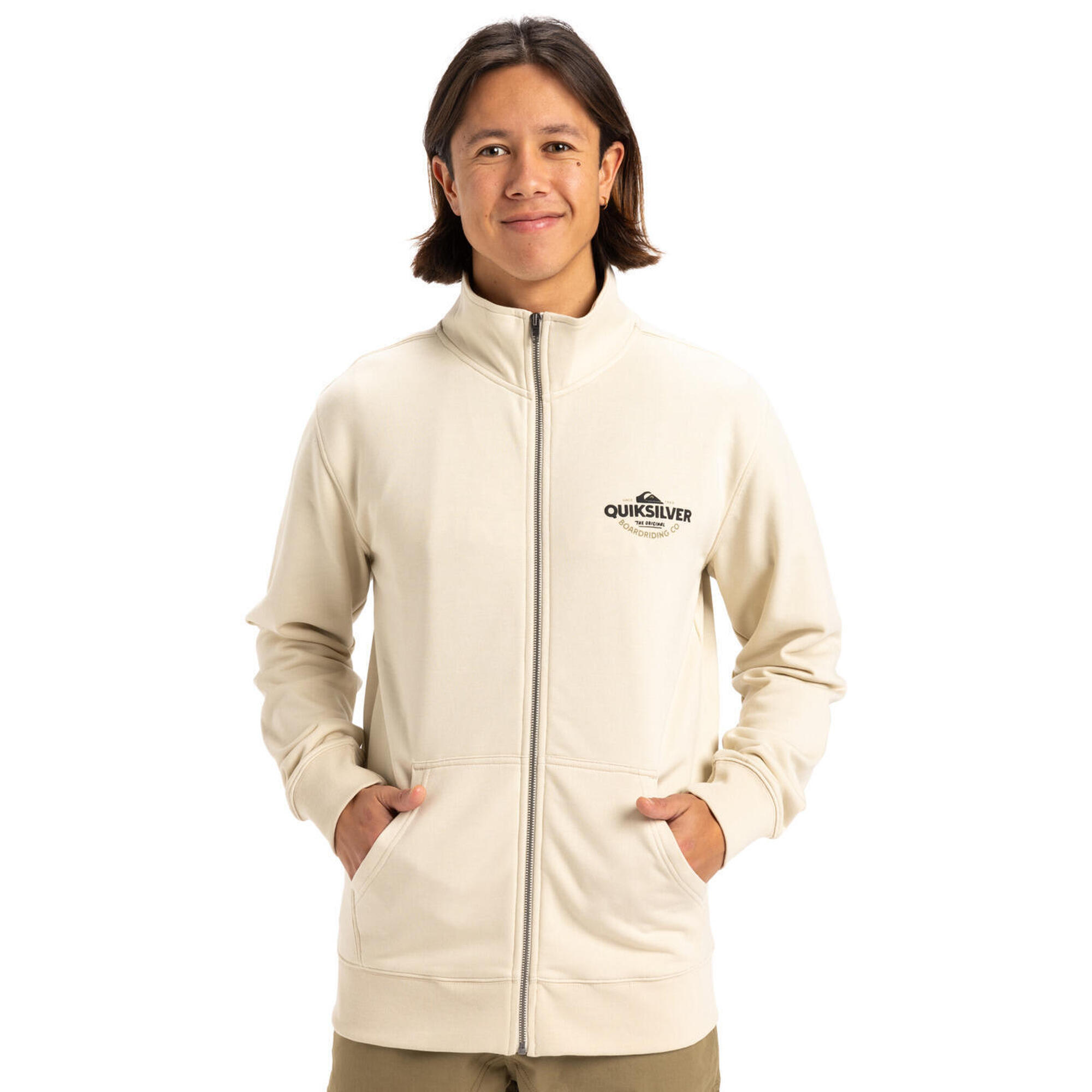Bluza na zamek dla Mężczyzn SIMPLE SURF Biały