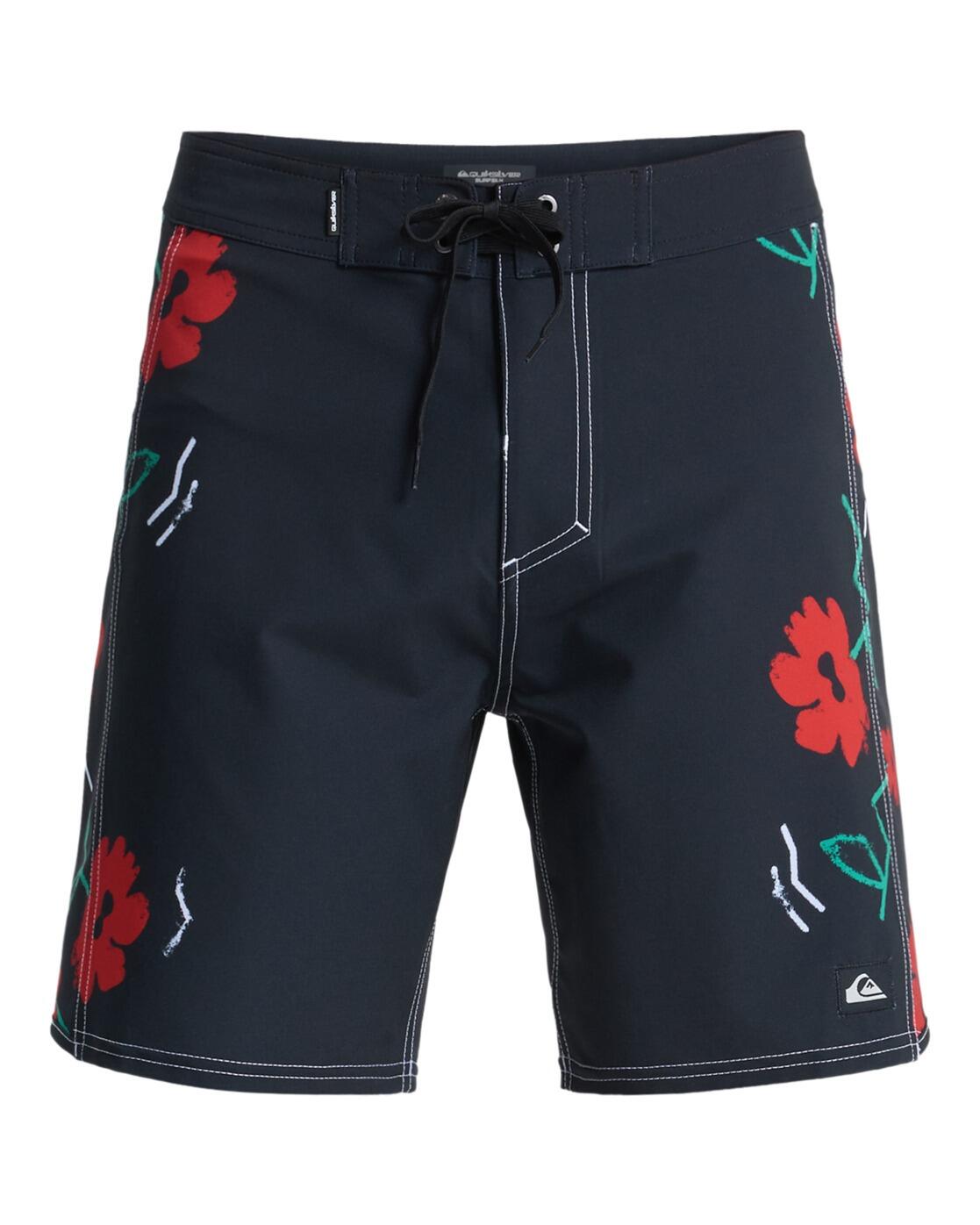 Spodenki boardshort dla Mężczyzn SURFSILK ARCH 18 Czarny