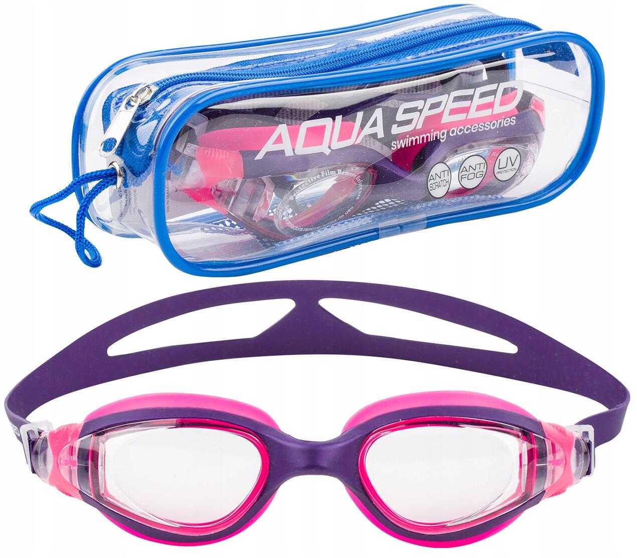 Okulary pływackie dla dzieci z powłoką anti fog Aqua Speed