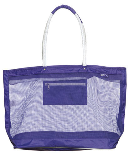 Torba plażowa Beco z siatki 48x40x23 cm - fioletowa