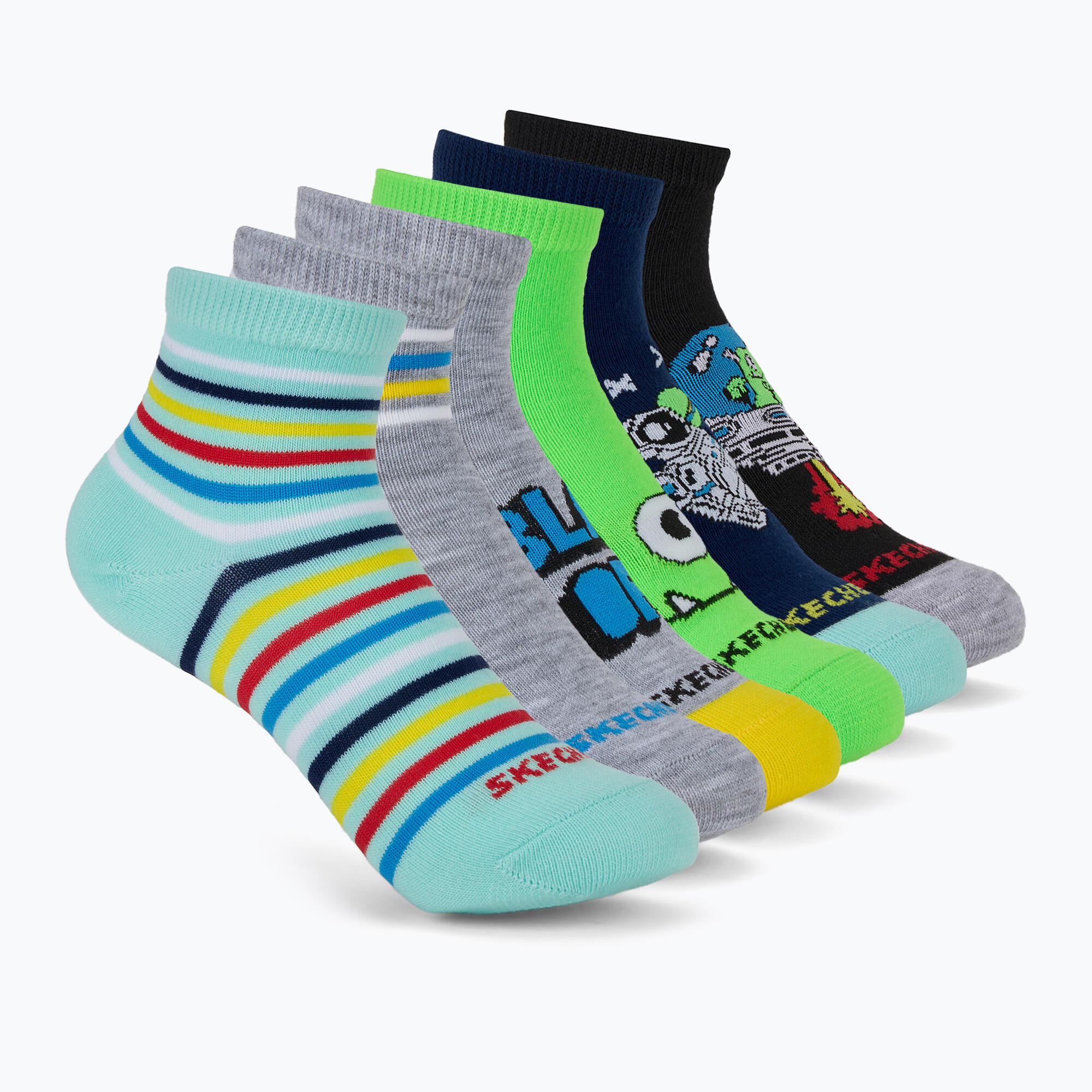 Skarpety dziecięce SKECHERS Non Terry High Qtr Crew 6