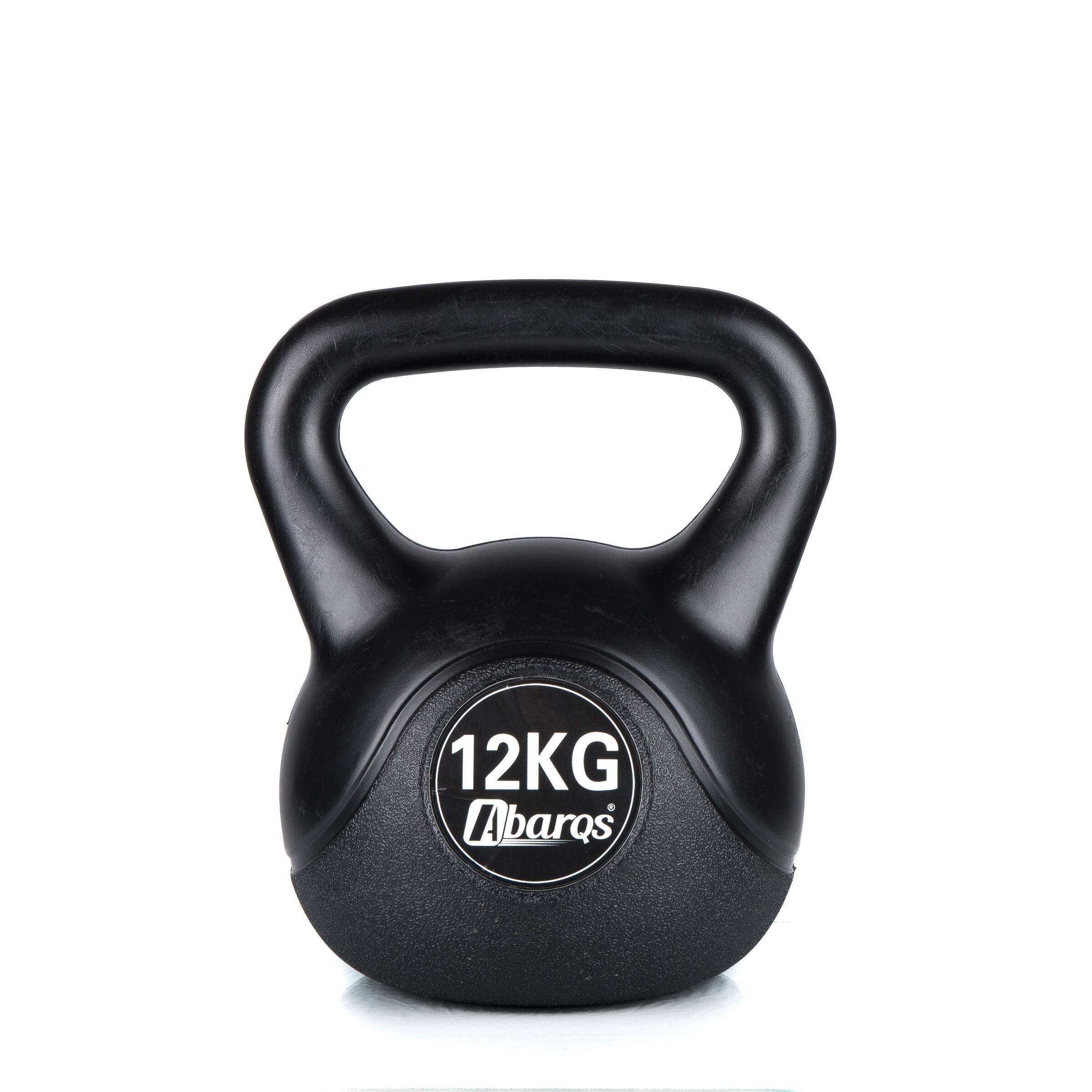 Zdjęcia - Sztanga i hantle Abarqs Kettlebell Kettle 12KG Hantla Odważnik Obciążenie  Czarny 12 kg 