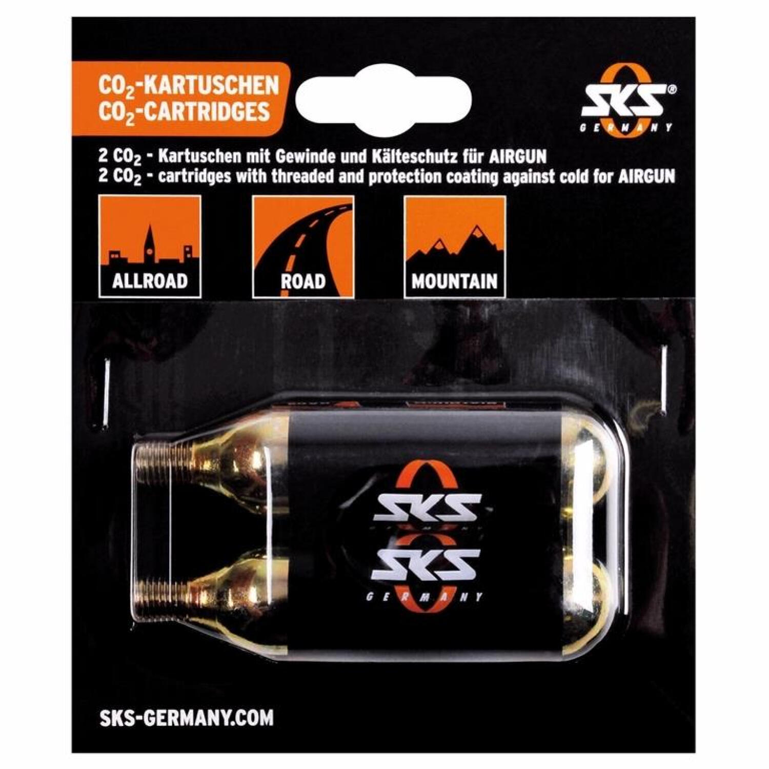 2 wkłady co2 SKS Airgun 16g
