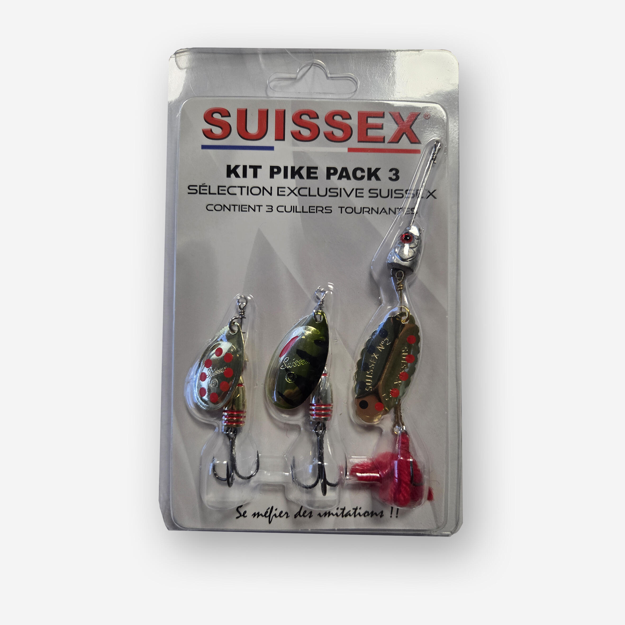 Zestaw błystek Suissex na szczupaki (nr 3 i nr 4)