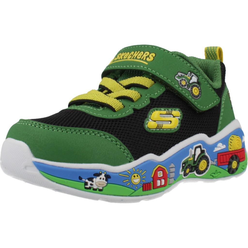 Buty SKECHERS PLAY SCENE BARN SQUAD Zielony
