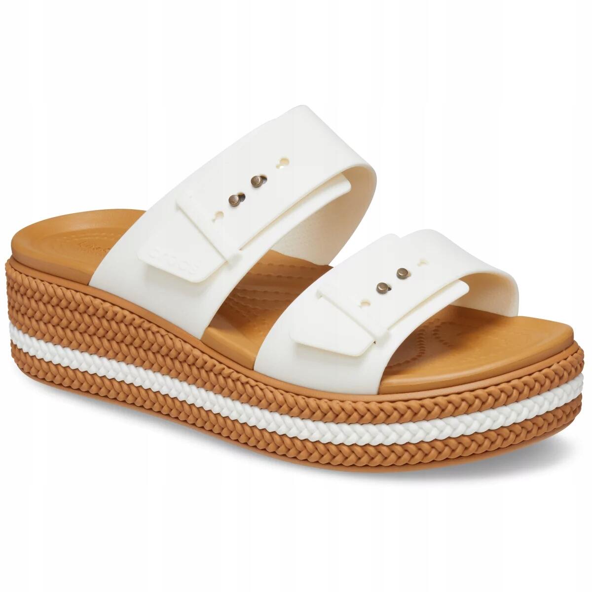 Sandały dla Kobiet Crocs Brooklyn Woven Buckle.