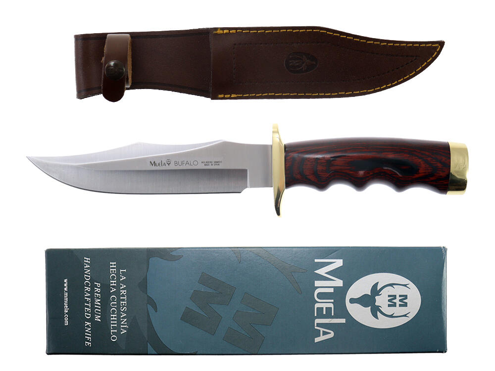 Nóż outdoorowy Bufalo-17R Red Pakka Wood