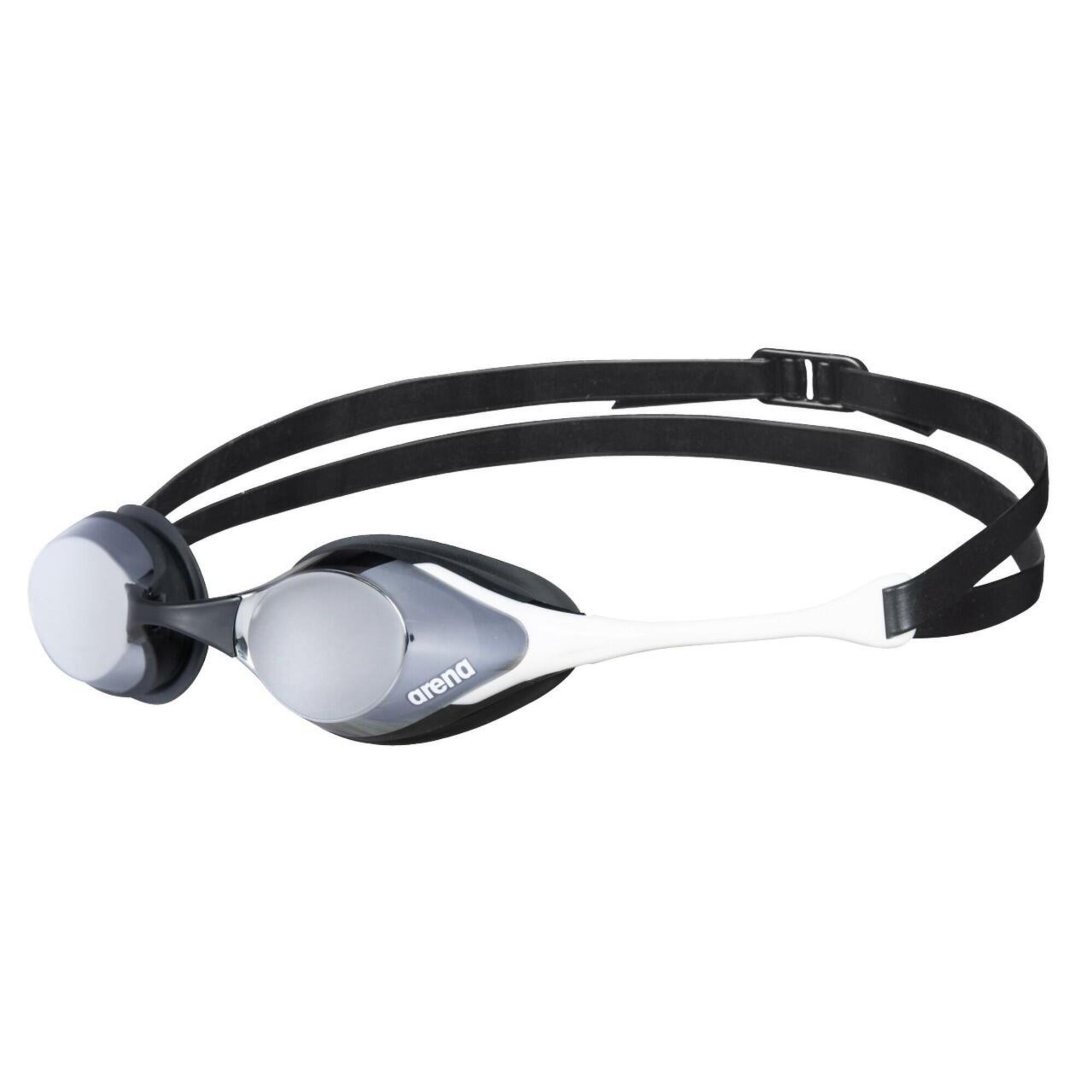 Okulary startowe Arena COBRA SWIPE MIRROR SILVER-WHITE