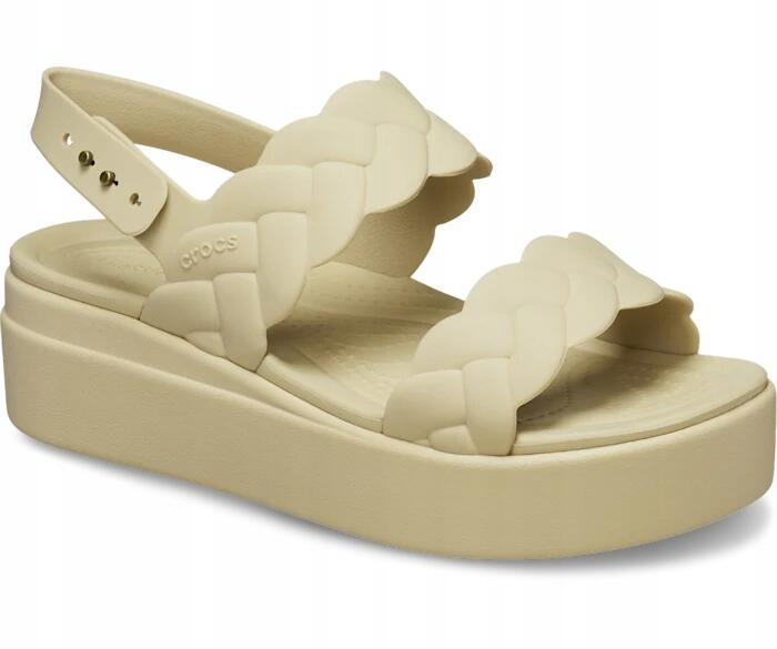 Sandały dla Kobiet Crocs Brooklyn Woven Upper Low Wedge.